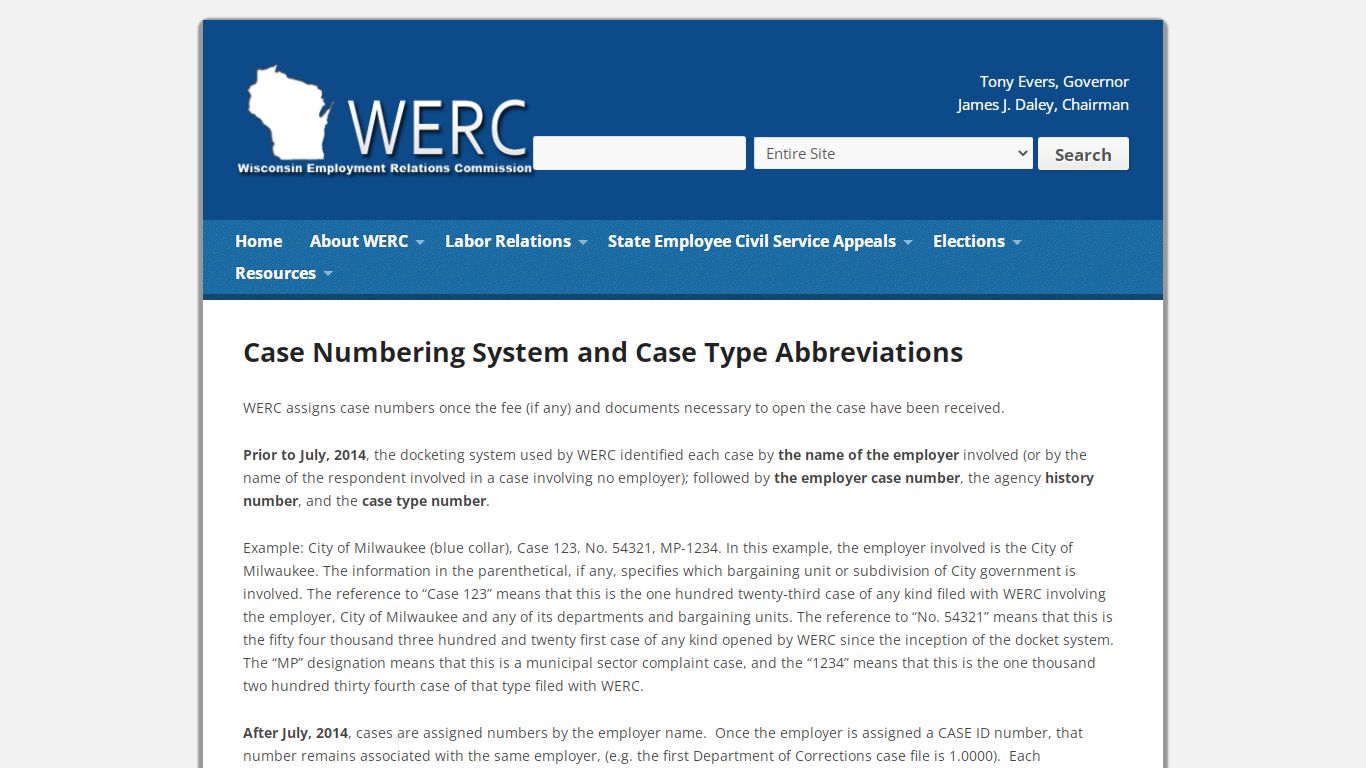 Case Numbering System and Case Type Abbreviations – Wisconsin ...